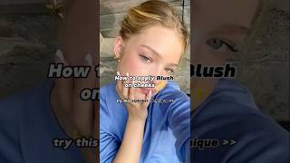 how to apply blush on cheeks | easiest way! pt-2 #easyway #makeup #blushnglam #easyblush #blushhack