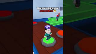 Thanos helping new subscribers in Teamwork Obby 😵‍💫 #roblox #shorts