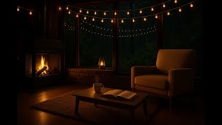 Cozy Cabin in the Rainforest 🌙 | Chill Lo-fi for Deep Focus