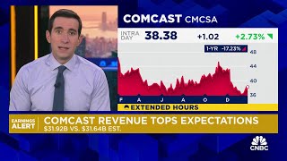 Comcast beats earnings estimates as broadband revenue rises despite customer losses