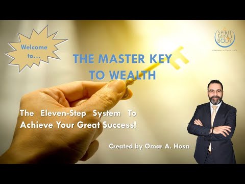 The Master Key To Wealth Program Welcome Message