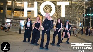 [KPOP IN PUBLIC / ONE TAKE] LE SSERAFIM (르세라핌) 'HOT' | DANCE COVER | Z-AXIS FROM SINGAPORE
