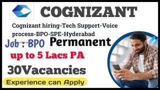 Cognizant hiring2024-TechSupport-Voiceprocess-BPO-SPE-Hyderabad #2024 #job @dnrnetwork798 #update
