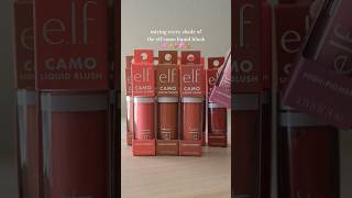 mixing every shade of the elf camo liquid blush💕✨️🌷💖💐 #elf #liquidblush #mixing #makeup #shorts