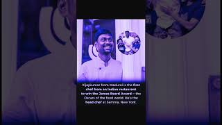 Chef Vijaykumar Makes History | First Indian Restaurant Chef to Win James Beard Award! 🇮🇳🍽️