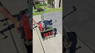 Scott Bonnar Cylinder Mower in Action! #lawncare #lawn #lawnmower #diy