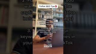 Tiktok SEO Tips #seo #seotips #seotips2022 #seotools #seohacks #shorts