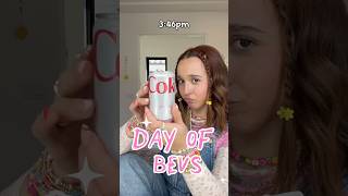 day of bevs #drinks #lisishops #fyptiktok @starbucks @vitaminwater @cokestudioglobal