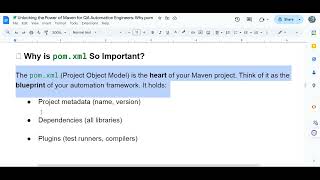 🚀 Unlocking the Power of Maven for QA Automation Engineers: Why pom.xml is Your Secret Weapon!