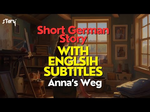 Learn German With a Short story with English Subtitles Anna's Weg #a1german #learngerman #story