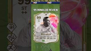 99 Ronaldo Review in EA FC 25, he's not human 😳 #shorts #short #fc25 #eafc25 #futties #r9