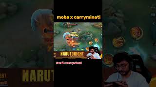 when. carryminati play Naruto ft.Lukas #carryminati #carryislive #mlbb #mobilelegends #mobaxnaruto