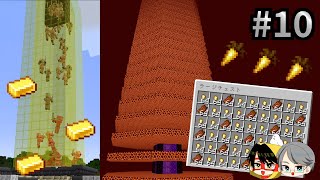 金にんじんが食べたいので金塊無限ゾンビピッグマントラップを作ります【ぷちとてんクラフト】#10