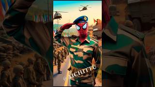 Spider-Man reached the Army base! 😱🔥 Part -2 #spiderman #shorts