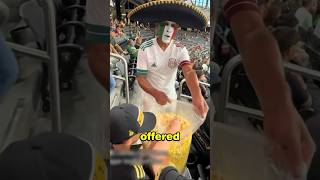 mexican man gave popcorn to hungry kids