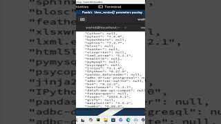 Panda's  'show_version()' parameters passing