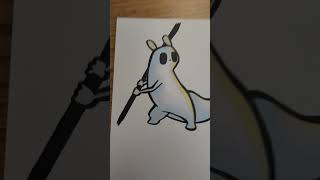 Drawing a slugcat from Rain World! #drawing #art #rainworld #slugcat