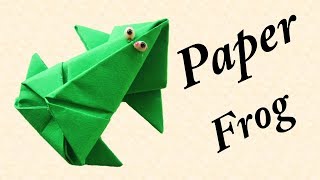 Ba2 Paper frog * How to make frog with paper # Best DIY Paper craft