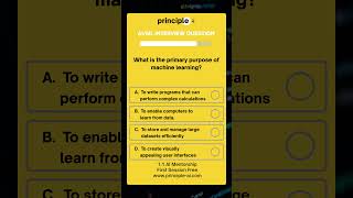 What is the primary purpose of machine learning?  #interviewquestions #aiml