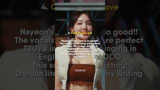 RANKING TWICE’S READY TO BE ALBUM #shorts #kpop #twice #readytobe #album #setmefree