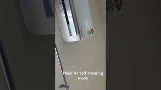 Haier Ac self cleaning mode