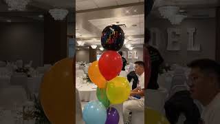 Event decor for Christmas Party at the Double Tree Hotel Kamloops #eventdecor #timelapsevideo