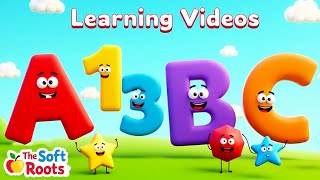 Preschool Learning activities for 3 year olds at home | Learn ABC Phonics Shapes Numbers Colors 🌈