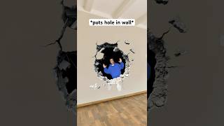When You Put a Hole In The Wall 🤣 #shorts #relatable