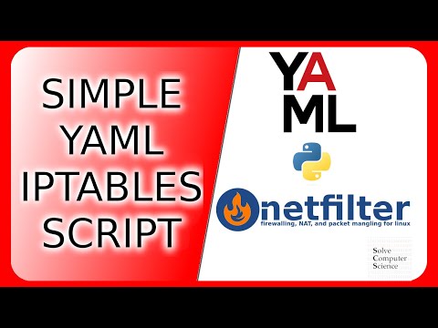 Simple YAML iptables script
