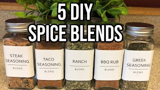 5 DIY Spice Blends