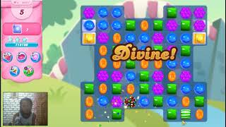 Candy Crush Saga Level 6951 - Sugar Stars, 22 Moves Completed