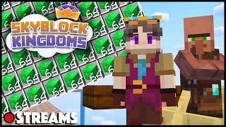 🔴 Turning on the MONEY PRINTER - Skyblock Kingdoms