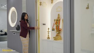 Luxury 3BHK interiors at Indis Viva City, Hyderabad | Senosan Acrylic Kitchen | Aristo Wardrobe