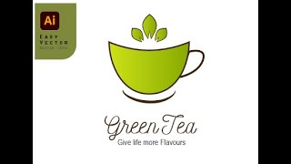 Vector Green Tea Logo