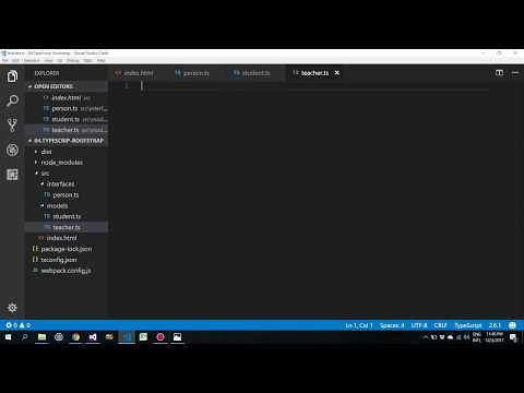 💎 [TypeScript&Angular4] Sample OOP & Bootstrap