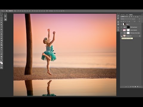 Adding a Vibrant Sunset Sky In Edit