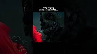 All Springtrap Jump Scares in Dead by Daylight...