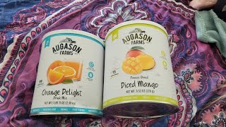 Amazon Prep Augason Farms Diced Mango And Orange Drink - Disabled and Prepping