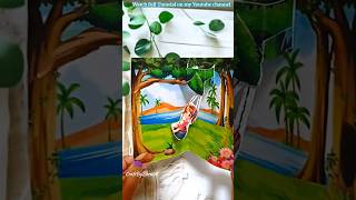 Swing Pop Up Card |3D Card #3dcard #crafttutorial #diy #popupcard #trendingshorts #youtubeshorts