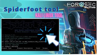 Cyber Security Tutorial | Simple to use tool | Spiderfoot.