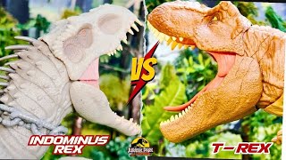 🦖 T-REX vs Human Survival | Jurassic World Fan Film 🔥 Triceratops, Stegosaurus & Gallimimus Chase