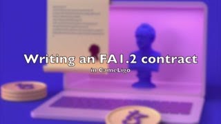 Dev Success | Writing an FA1.2 contract in CameLigo