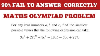 CHALLENGING MATHS OLYMPIAD PROBLEM || MATHS OLYMPIAD PROBLEM ||
