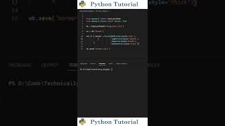Customize Borders In Excel Using Openpyxl | Python Tutorial