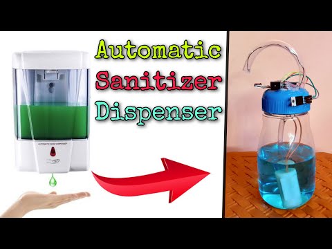 DIY Automatic Hand Sanitizer Dispenser || Without Arduino || Techie Lagan
