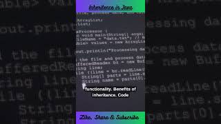 Inheritance in Java #java #oop #oopsconcepts #inheritance #codewithme #javaprogramming #oopsconcept