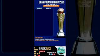 Icc Champions Trophy 2025 Two Group #iccchampionstrophy2025 #cricket