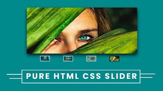 How to create image slider using html css