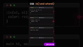 🚀🎉CSS Tricks You Need to Know: :is() vs :where()