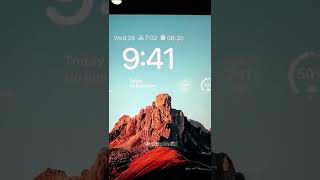 iPadOS 17 New Lockscreen Concept #ipados17 #shorts #ipad